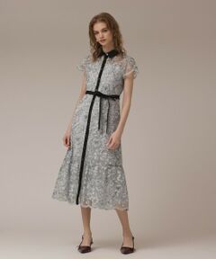 GRACE CONTINENTAL グレースコンチネンタルパーティードレス GRACE CONTINENTAL グレースコンチネンタル レース刺繍ドレス