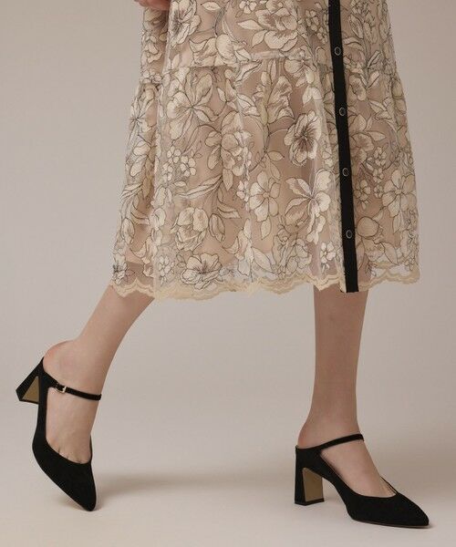 GRACE CONTINENTAL / グレースコンチネンタル ドレス | チュールフラワー刺繍ワンピース | 詳細10