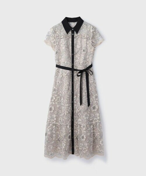 GRACE CONTINENTAL / グレースコンチネンタル ドレス | チュールフラワー刺繍ワンピース | 詳細13