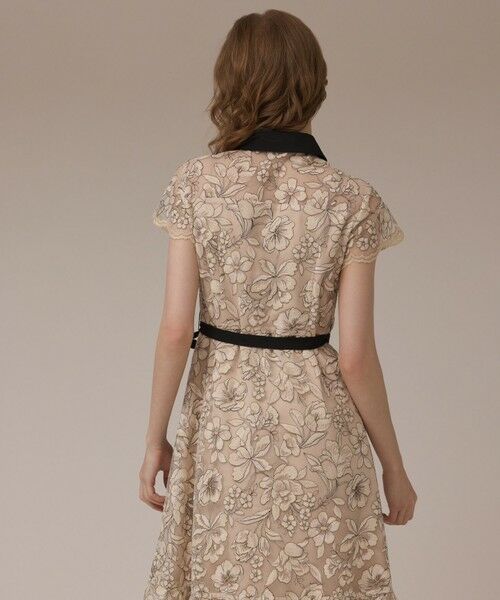 GRACE CONTINENTAL / グレースコンチネンタル ドレス | チュールフラワー刺繍ワンピース | 詳細5