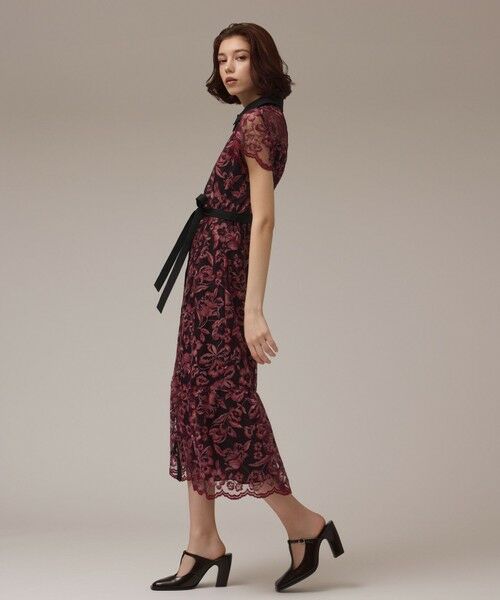 GRACE CONTINENTAL / グレースコンチネンタル ドレス | チュールフラワー刺繍ワンピース | 詳細18