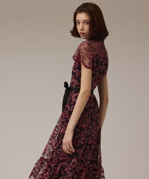 GRACE CONTINENTAL / グレースコンチネンタル ドレス | チュールフラワー刺繍ワンピース | 詳細20