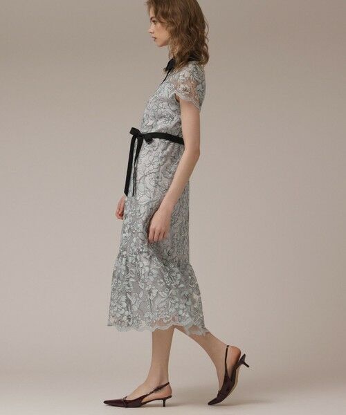GRACE CONTINENTAL / グレースコンチネンタル ドレス | チュールフラワー刺繍ワンピース | 詳細23