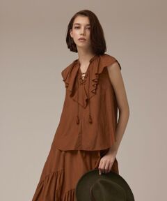 GRACE CONTINENTAL / グレースコンチネンタル シャツ・ブラウス | コットンシルクカフタントップ