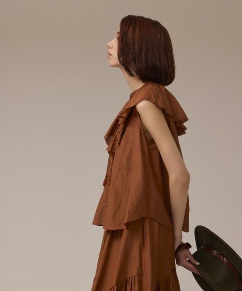 GRACE CONTINENTAL / グレースコンチネンタル シャツ・ブラウス | コットンシルクカフタントップ | 詳細3