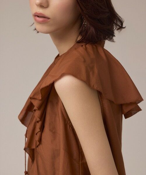 GRACE CONTINENTAL / グレースコンチネンタル シャツ・ブラウス | コットンシルクカフタントップ | 詳細6