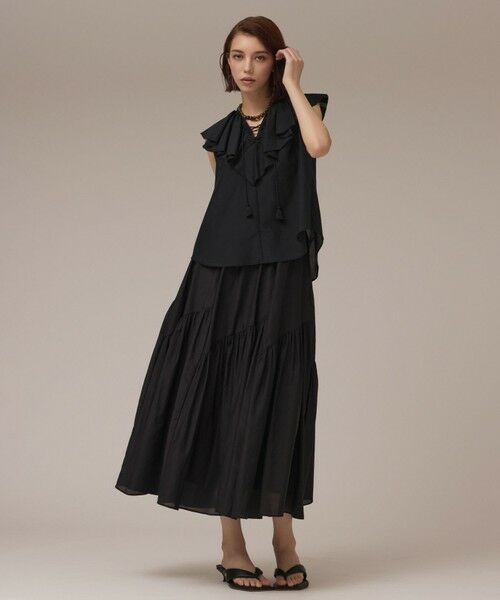 GRACE CONTINENTAL / グレースコンチネンタル シャツ・ブラウス | コットンシルクカフタントップ | 詳細10