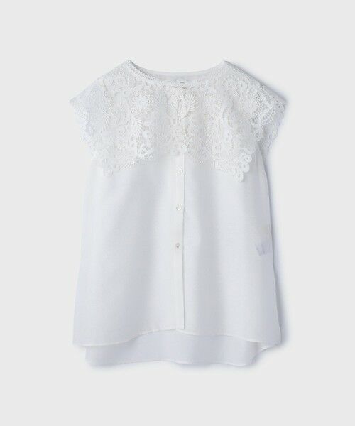 GRACE CONTINENTAL / グレースコンチネンタル シャツ・ブラウス | パターンレースカラーブラウス | 詳細5