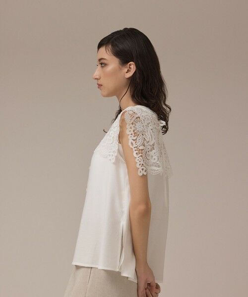 GRACE CONTINENTAL / グレースコンチネンタル シャツ・ブラウス | パターンレースカラーブラウス | 詳細3