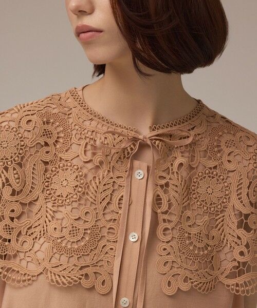 GRACE CONTINENTAL / グレースコンチネンタル シャツ・ブラウス | パターンレースカラーブラウス | 詳細13