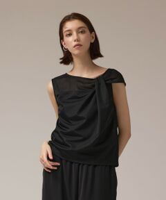 GRACE CONTINENTAL / グレースコンチネンタル シャツ・ブラウス | オーガンドレープトップ