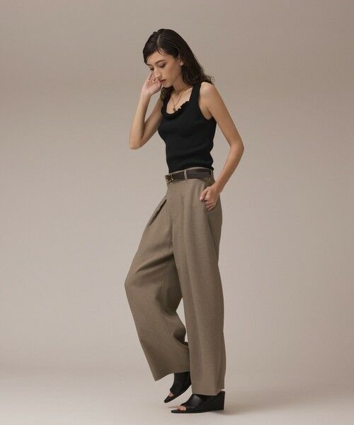 GRACE CONTINENTAL / グレースコンチネンタル その他トップス | リブフリルニットトップ | 詳細8