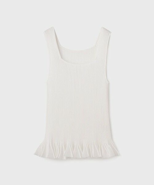 GRACE CONTINENTAL / グレースコンチネンタル その他トップス | シアーフリルニットトップ | 詳細6