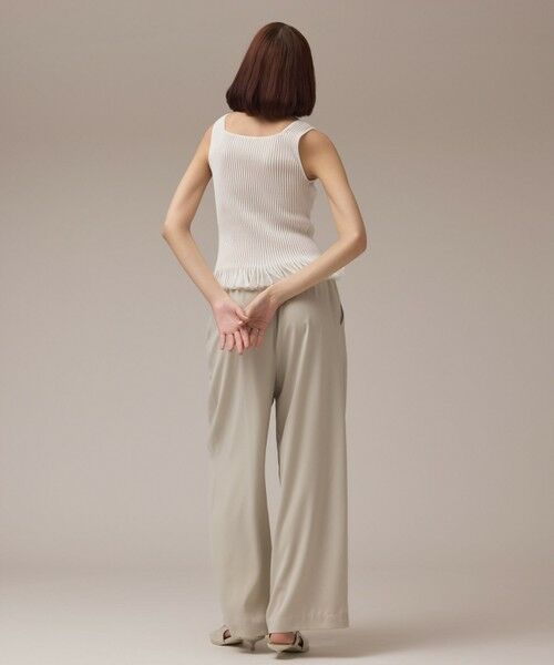 GRACE CONTINENTAL / グレースコンチネンタル その他トップス | シアーフリルニットトップ | 詳細3