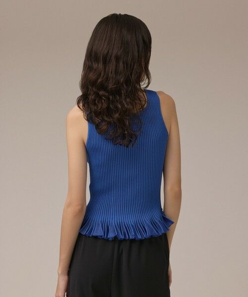 GRACE CONTINENTAL / グレースコンチネンタル その他トップス | シアーフリルニットトップ | 詳細11