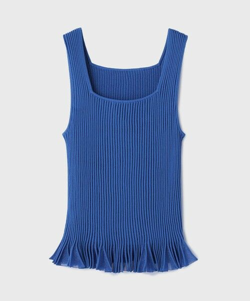 GRACE CONTINENTAL / グレースコンチネンタル その他トップス | シアーフリルニットトップ | 詳細15