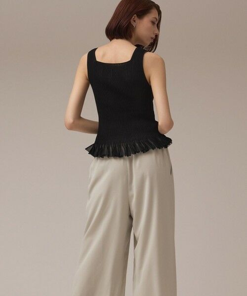 GRACE CONTINENTAL / グレースコンチネンタル その他トップス | シアーフリルニットトップ | 詳細16