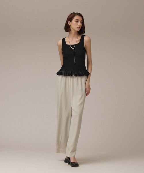 GRACE CONTINENTAL / グレースコンチネンタル その他トップス | シアーフリルニットトップ | 詳細17