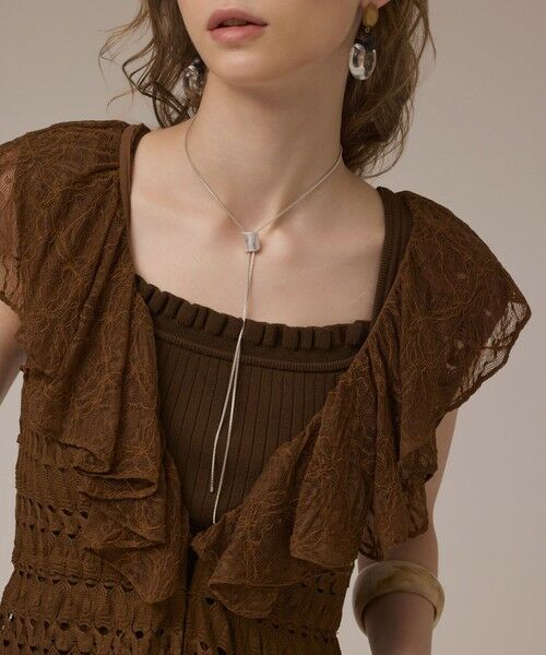 GRACE CONTINENTAL / グレースコンチネンタル カーディガン・ボレロ | レースロングカーディガン | 詳細6