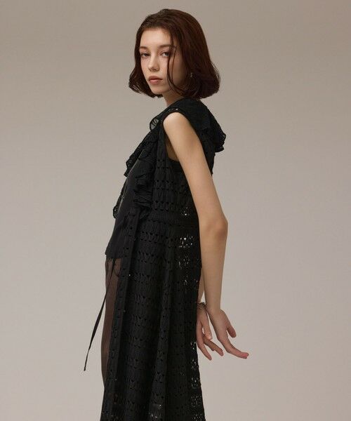 GRACE CONTINENTAL / グレースコンチネンタル カーディガン・ボレロ | レースロングカーディガン | 詳細16