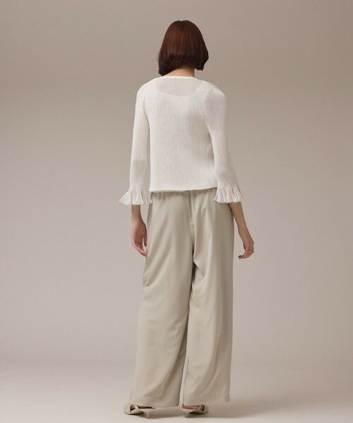 GRACE CONTINENTAL / グレースコンチネンタル カーディガン・ボレロ | シアーフリルニットカーディガン | 詳細8