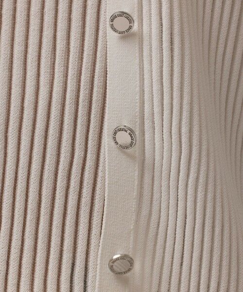 GRACE CONTINENTAL / グレースコンチネンタル カーディガン・ボレロ | シアーフリルニットカーディガン | 詳細4