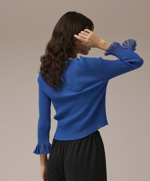 GRACE CONTINENTAL / グレースコンチネンタル カーディガン・ボレロ | シアーフリルニットカーディガン | 詳細13