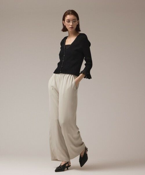 GRACE CONTINENTAL / グレースコンチネンタル カーディガン・ボレロ | シアーフリルニットカーディガン | 詳細16