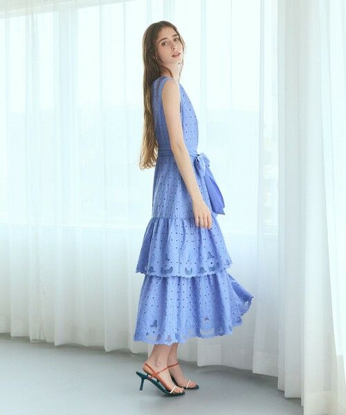 GRACE CONTINENTAL / グレースコンチネンタル ロング・マキシ丈ワンピース | カットワークembドレス | 詳細1