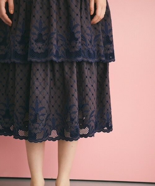 GRACE CONTINENTAL / グレースコンチネンタル ロング・マキシ丈ワンピース | カットワークembドレス | 詳細11