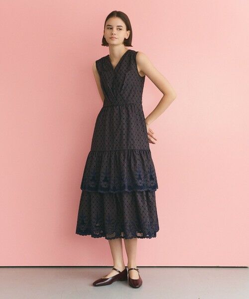GRACE CONTINENTAL / グレースコンチネンタル ロング・マキシ丈ワンピース | カットワークembドレス | 詳細12
