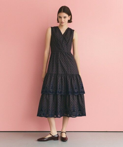 GRACE CONTINENTAL / グレースコンチネンタル ロング・マキシ丈ワンピース | カットワークembドレス | 詳細13