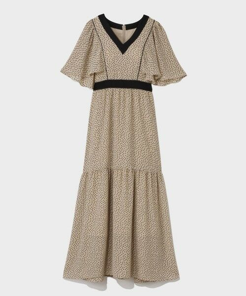 GRACE CONTINENTAL / グレースコンチネンタル ロング・マキシ丈ワンピース | ドットフレアスリーブマキシ | 詳細5