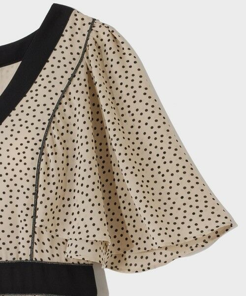 GRACE CONTINENTAL / グレースコンチネンタル ロング・マキシ丈ワンピース | ドットフレアスリーブマキシ | 詳細7