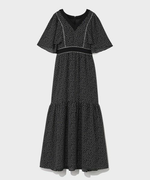 GRACE CONTINENTAL / グレースコンチネンタル ロング・マキシ丈ワンピース | ドットフレアスリーブマキシ | 詳細12