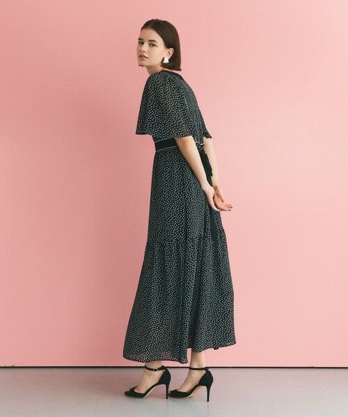 GRACE CONTINENTAL / グレースコンチネンタル ロング・マキシ丈ワンピース | ドットフレアスリーブマキシ | 詳細9