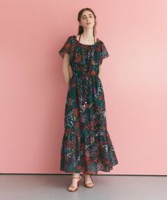 GRACE CONTINENTAL / グレースコンチネンタル ロング・マキシ丈ワンピース | ボタニカルプリントワンピース