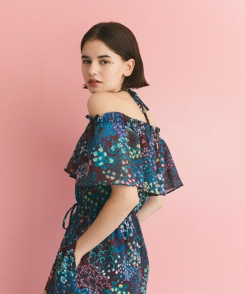 GRACE CONTINENTAL / グレースコンチネンタル ロング・マキシ丈ワンピース | ボタニカルプリントワンピース | 詳細5