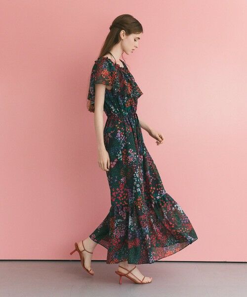 GRACE CONTINENTAL / グレースコンチネンタル ロング・マキシ丈ワンピース | ボタニカルプリントワンピース | 詳細10