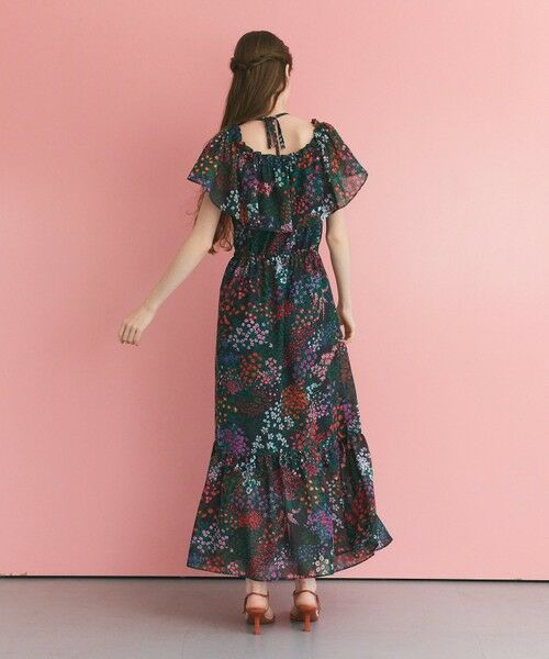 GRACE CONTINENTAL / グレースコンチネンタル ロング・マキシ丈ワンピース | ボタニカルプリントワンピース | 詳細11