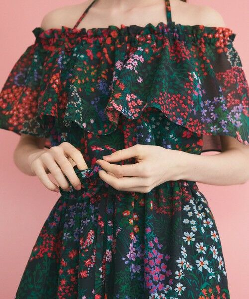 GRACE CONTINENTAL / グレースコンチネンタル ロング・マキシ丈ワンピース | ボタニカルプリントワンピース | 詳細13