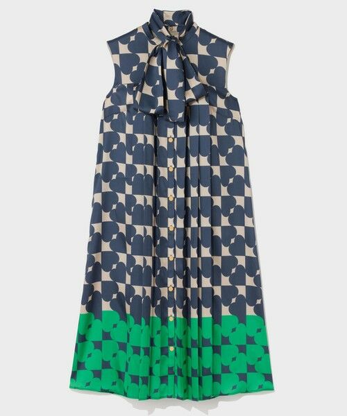 ハートラインボウタイワンピース （ミニ丈・ひざ丈ワンピース