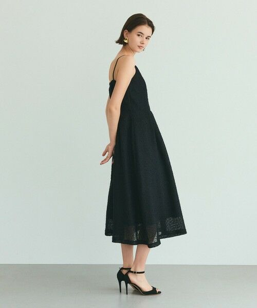 【未使用タグ付き】Grace class切替ワンピース キナリ アンゴラ混 ハイネック刺繍ワンピース （ドレス）｜GRACE CONTINENTAL