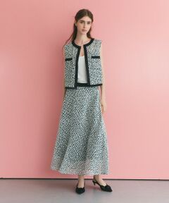 GRACE CONTINENTAL / グレースコンチネンタル ドレス | フェザーembドレス