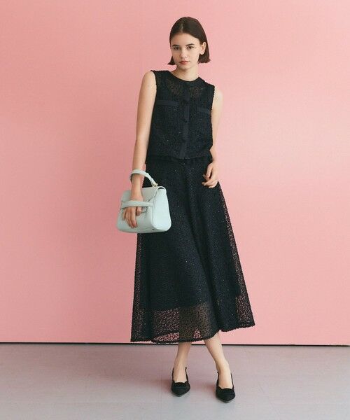 GRACE CONTINENTAL / グレースコンチネンタル ドレス | フェザーembドレス | 詳細17