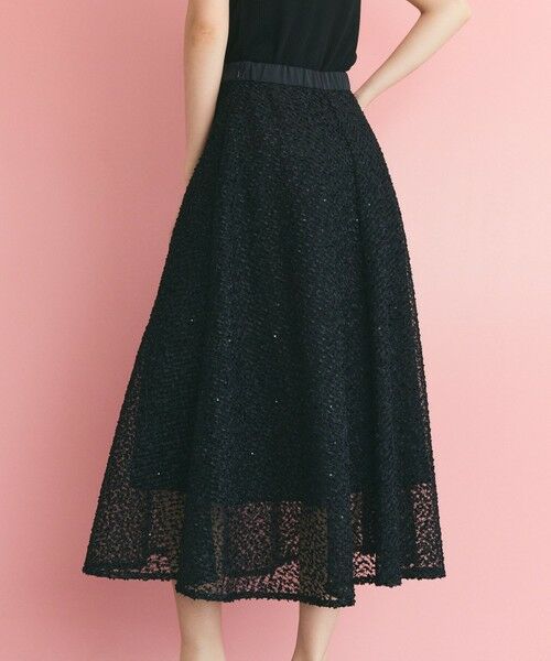 GRACE CONTINENTAL / グレースコンチネンタル ドレス | フェザーembドレス | 詳細23