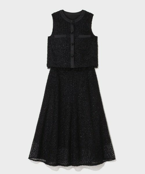 GRACE CONTINENTAL / グレースコンチネンタル ドレス | フェザーembドレス | 詳細25