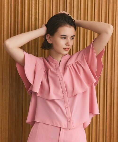 GRACE CONTINENTAL / グレースコンチネンタル シャツ・ブラウス | ラッフルレイヤードブラウス | 詳細3