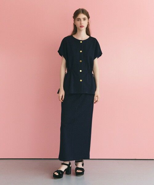 GRACE CONTINENTAL / グレースコンチネンタル カットソー | ダブルクロスジャージトップ | 詳細9