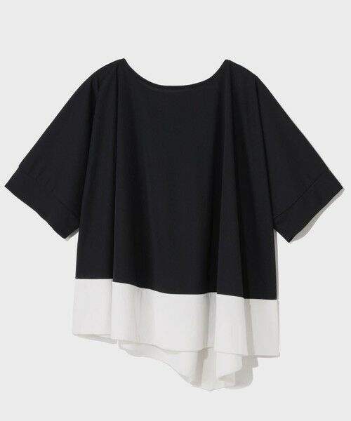 GRACE CONTINENTAL / グレースコンチネンタル カットソー | バイカラーアシメトップ | 詳細11
